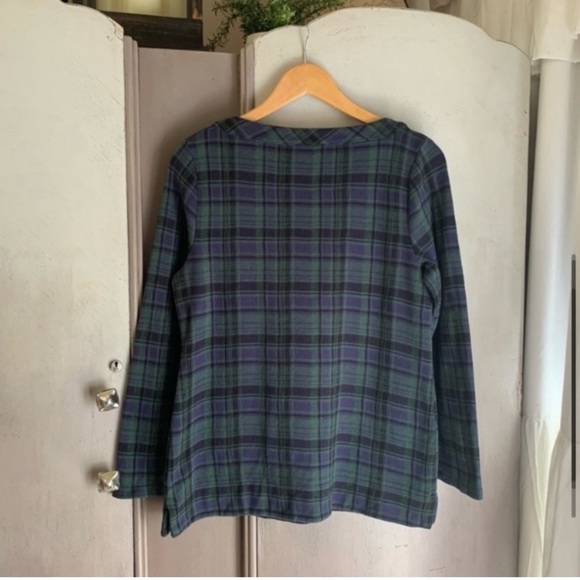 Talbots Petite Plaid Sweater - Picture 6 of 7